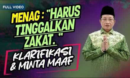 Polemik Pernyataan Zakat, Nasaruddin Umar Akhirnya Minta Maaf