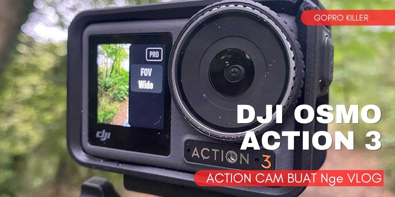 DJI Osmo Action 3 Action Camera: Kamera Aksi Paling Tangguh