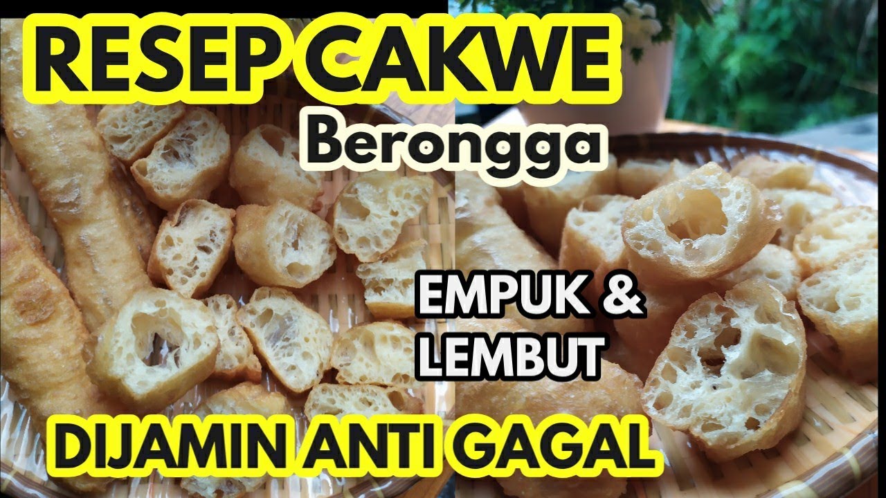 Resep Cakwe Empuk Berongga