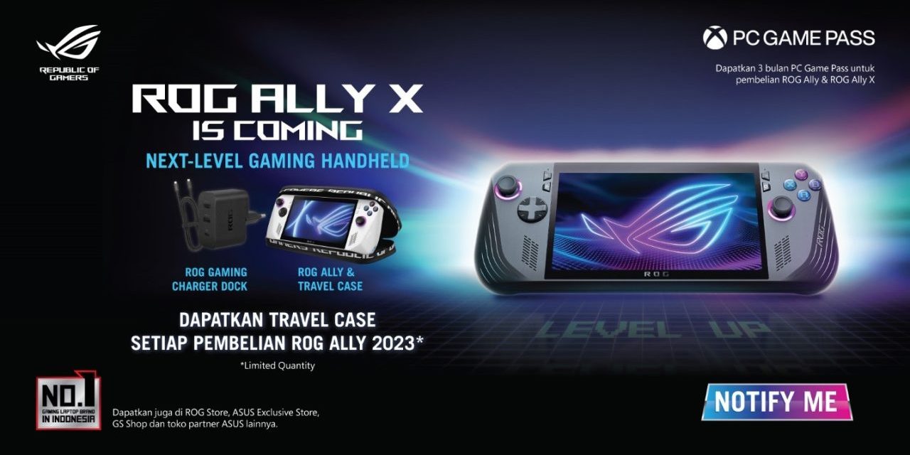ASUS ROG Ally X Resmi Hadir, Ini Harga Dan Fitur Unggulannya