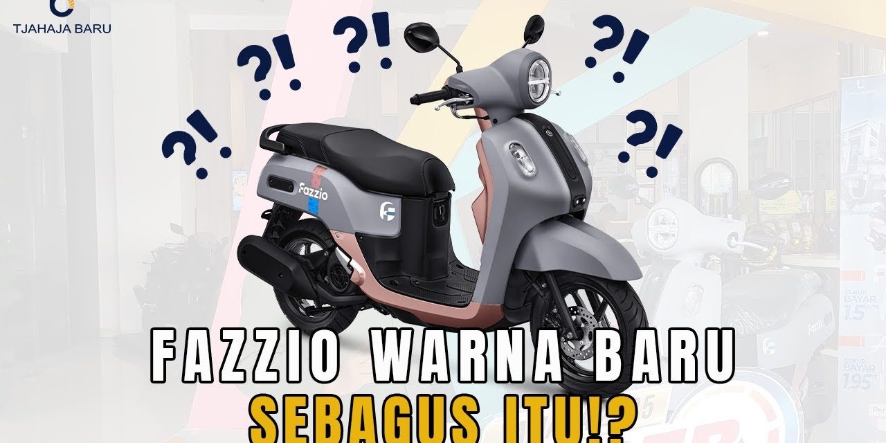 Skuter Makin Keren, Fazzio Hybrid Dilengkapi Warna Spesial