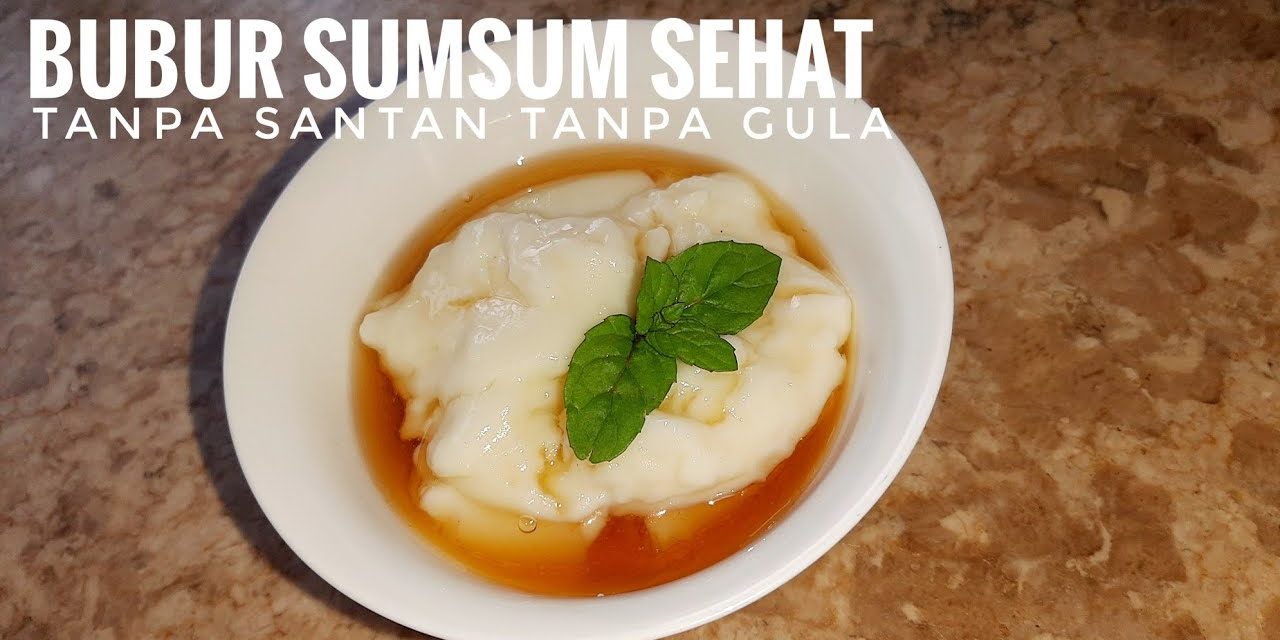 Bubur Sumsum Sehat Tanpa Santan, Rasanya Tetap Mantap
