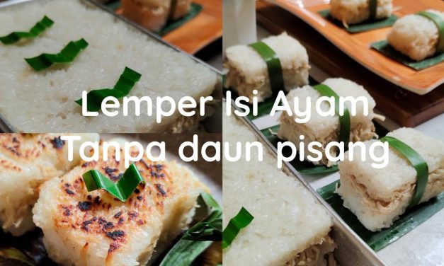 Lemper Modern Tanpa Daun Pisang, Terbukti Lebih Higienis