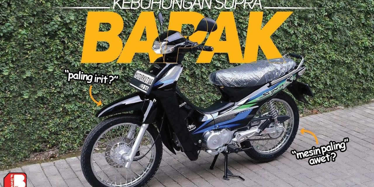 Motor Supra Bapak Emang Gaada Lawanya Brek, Gas Parah Bro