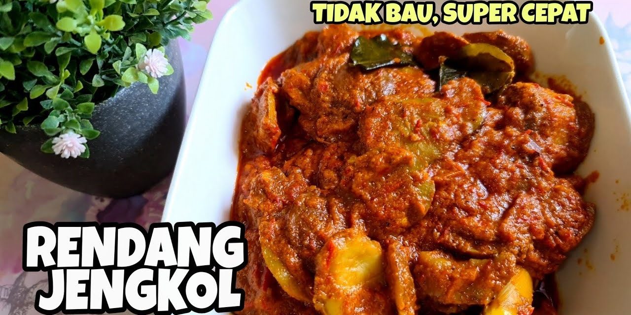 Variasi Rendang Menggunakan Jengkol Namun Begitu Lezat