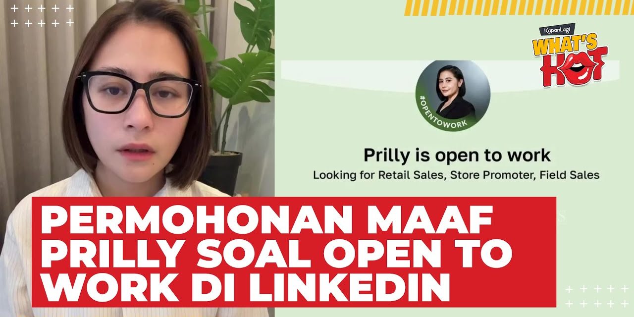 Heboh Open To Work, Prilly Latuconsina Akhirnya Resmi Klarifikasi